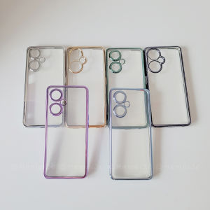 OnePlus Nord CE 3 Lite 5G เคส TPU เนื้อนิ่มโปร่งใสชุบฝาครอบเคสโทรศัพท์ปิดขอบ - เครื่องมือทำงานที่ยอดเยี่ยม