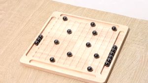 Wooden Magnetic Battle Chess Magnetic Chess Game Family Board Games Set for Kids and Adults Multiplayer Magnet Board Game