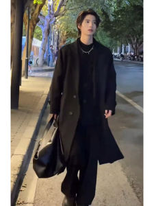 CHENMU | American Godfather Style Mid-long Coat Mens Elegant and Stylish Autumn Winter British Style Trench