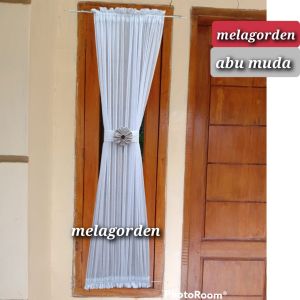gorden spiral kupu kupu ikat tengah gorden jendela minimalis