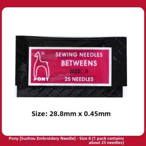 Multifunction Long Sewing Beading Embroidery Needles 25 Pieces