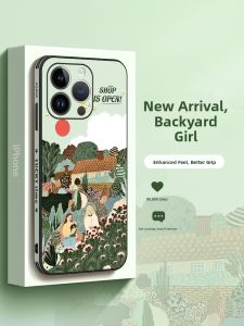 MASFEIL | Vỏ Bảo Vệ Kiểu Tranh Sơn Dầu Toàn Bộ Chống Rơi for iPhone