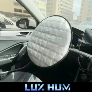 Tấm Che Nắng Vô Lăng Ô Tô Chịu Nhiệt Độ Cao Cách Nhiệt Chống Chói Bảo Vệ Cho Hầu Hết Các Loại Xe