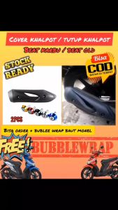 Cover Knalpot Honda Beat Karburator - Tameng Knalpot - Tutup Knalpot - Pelindung Knalpot Beat Karbu Tahun  2008 2009 2010 2011 2012