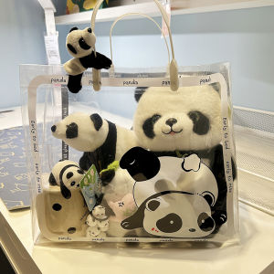 Business Gifts Creative Cultural Products Panda Base Special Products Chengdu Souvenir Plush Toy Cute Black And White Stuffed Doll