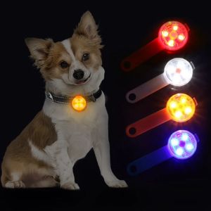 Bright Luminous LED Pet Tag Light Essential for Night Walk and Outdoor Suitable for Cats and Dogs