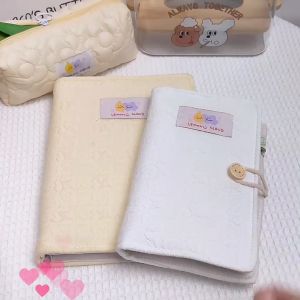 A5/A6 Cloth Cotton Loose Leaf 6 Ring Binder Notebook Refillable NoteBook Journal Planner Office Stationery Supplies
