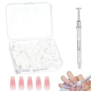 100pcs Gradient Sponge Brush Nail Art Sponge Set for DIY Nail Art Gel Polish Brush Glitter Powder Manicure Accessory
