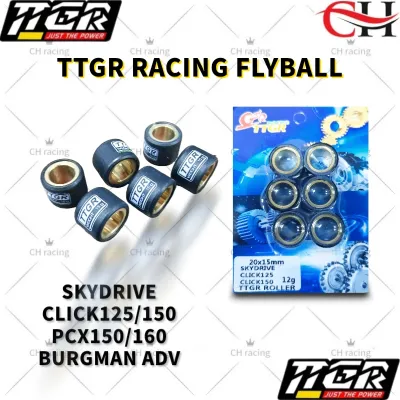 💯💯💯TTGR RACING FLYBALL 6PCS SKYDRIVE CLICK125/150 PCX150/160 ADV150 BURGMAN 9G 10G 11G 12G 13G 14G 15G 16G