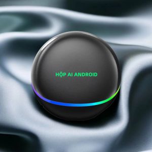 Hộp Giải Mã Truyền Hình Không Dây Carplay AI 8GB RAM 128GB ROM Bộ Chuyển Đổi Android Auto CarPlay Với Đầu Ra HDMI Phụ Kiện Đa Phương Tiện Cho Ô Tô