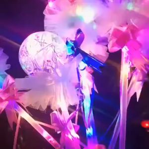 FR-M319 Mainan Anak Tongkat Peri Bintang Stik Lampu LED Warna Warni Tongkat Sihir / Tongkat Peri Mainan Anak dengan Lampu Karakter Light Stick Lampu Konser