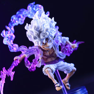 Bandai | Bandai 10cm Mini One Piece Luffy Gear 5 Action Figure Sun God Nika Statue Anime Figurine Pvc Model Doll Collection Toy Gift Kids