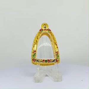 AH124 กรอบพระ ตลับพระไมครอนลงยา ลอยองค์ หรือพิมพ์ใกล้เคียง ขนาดวงใน 2