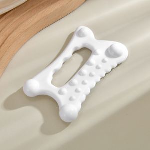 1PCS White Resin Gua Sha Massage Tool Face Lift Lymphatic Drainage Trigger Guasha Board for Neck Leg Arm Body Muscle Relief