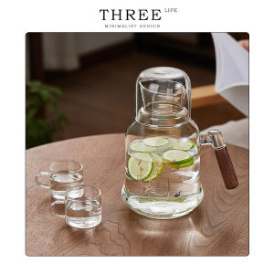 THREE LIFE | Heat-Resistant Glass Tea Pot Large Capacity