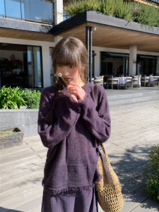 NIHAOKANONG | Áo Sweater Knit Có Tassels Vintage