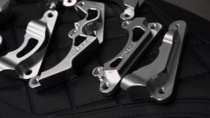 TRC Racing 4 POT Mio Sporty Mio 1 Amore Soulty Fino Soul CNC Brake Caliper Bracket 8027 Blue Brake Calipers - Lazada