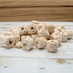 White Porous Ring Filter Media - 250g Enhanced Water Biological Filtration for Aquarium Tank