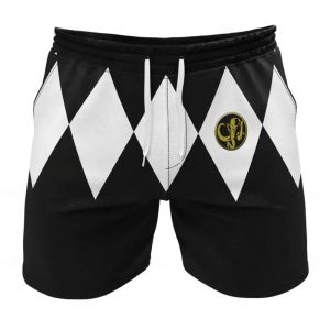 Bandai | 2026 Bandai Periphery Power Rangers Mens Performance Gym Shorts Summer Quick-dry Comfy Lightweight Beach Shorts Breathable