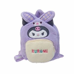 My MelodyKuromiHk Cinamoroll Sonicand Capybara Cotton Backpack Bag for kids