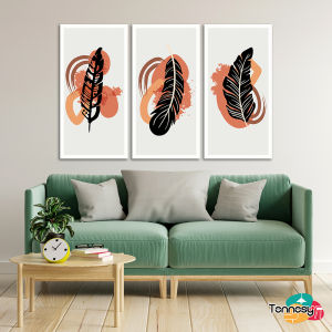 TENNESY HIASAN DINDING WALL DECOR BULU FEATHER AESTETIK 15x30CM PAJANGAN POSTER DEKORASI DINDING KAMAR RUMAH