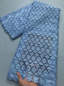 Water Soluble Guipure Lace Fabric Nigerian African Cord Lace and Fabric for Women Wedding Dresses High Quality 20252.5Yards4191