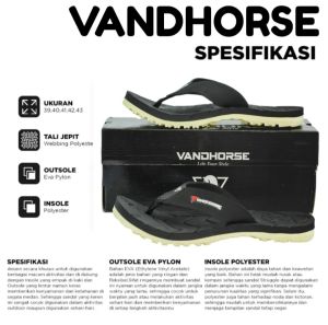 promo terbaru sandal outdoor japit vandhorse pria dan wanita warna army 2024