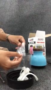 Blender Kapsul Electric Portable Serbaguna [1.3L-1.5L] Blender Chopper Jus Dan Penggiling Daging