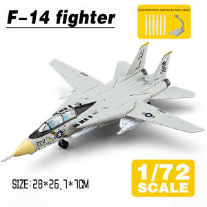 LEO 1:72 F-14 Tomcat Fighter Aircraft Diecast Toy Aircrafts Collection for Boy Children Kids Toys Hobbies Gift