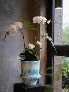 LANLIN | Yao Bian Glaze Handmade Ceramic Flower Pot