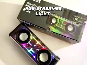 V8 Transparent Bluetooth Speaker – Portable Wireless LED Mini Speaker with 3D Surround Sound