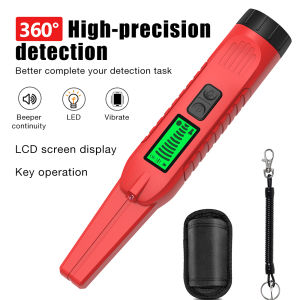 Handheld Metal Detector with LED GP Pointer Treasure Hunter Professional Finder Pinpointing Waterproof 360° Strong Induction