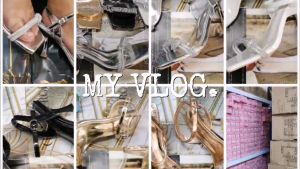 Korean Sandals Block Heel Closed Genuine Leather One Word Buckle Shoes 3inch (High Quality) 2023.10.18