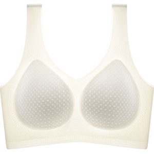 MiiOW | เสื้อชั้นในแบบสายเดี่ยวแบบบางสำหรับฤดูร้อน ทรงกระโปรง ไร้โครง ความรู้สึกเย็นสบาย สำหรับผู้หญิง เสื้อชั้นในไร้ตะเข็บ ไนลอน Ice Oxygen ไร้ตะเข็บ