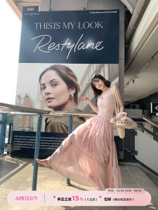 CallmeEar French Gentle Long A-Line Skirt Pink Spring Season Big Flare Women Soft Polyester Material Midi Skirts
