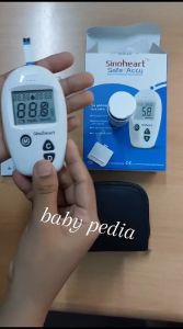 SAFEACCU SINOCARE Alat Cek Gula Darah / Alat Cek Glucose SINOHEART