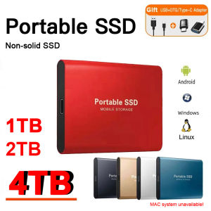 Ultra Thin Mobile Solid-state Drive 128T LaptopPortable External Hard Drive Portable USB3.0 Suitablefor PCLinuxgame Hard Drive