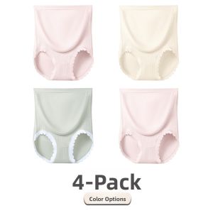 Miiow | Antibacterial High-Waist Support Underwear for Pregnant Women in Unpadded Cotton Suitable for All Stages of Pregnancy New Arrival