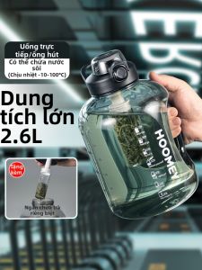 HOOMEY | Large Capacity Summer Sport Bottle For Men Heat-Resistant