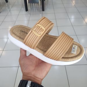Lolida Sandal Wanita Slop Elegan Murah Nyaman Enteng Dan Anti lip Flip Flop RDS900