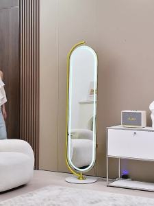 Stand Mirror Dressing Mirror Full Body Mirror Stand Mirror With Rack Standing Mirror Full Length Smart Touch LED Mirror Full Body Mirror with Light 落地镜 镜子全身