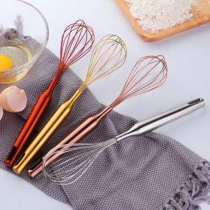 New Manual Stainless Steel Egg Beater