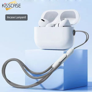 Kisscase Cho Trong trường hợp Dây Buộc Tương Thích Với Airpods Pro 2 New Earbuds Dây Buộc Tai nghe bluetooth không dây Bìa Chống-Thả dây buộc