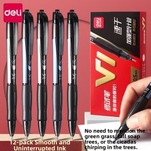 deli | Quick-drying Student Specialized Ballpoint Pen 0.5mm