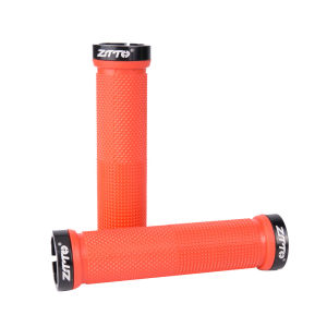 ZTTO | ZTTO Bike Handlebar Rubber Grip Aluminum Alloy Lock Ring Durable Non-Slip Bicycle Handle Grip Rubber Shock Absorber Cycling Part