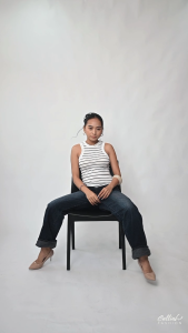 RELAXED ESSENTIALS Women’s Halter Ribbed Tank Tops Casual Striped Sleeveless