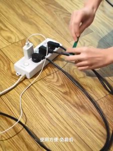 10Pcs Nylon Cable Cord Organizer Keeper Holder Cable Velcro Data Cable Strap Reusable Wire Organizer