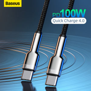 Baseus 100W USB C to USB Type C Cable for MacBook Pro QC 4.0 PD USB C Fast Charger Cable for Xiaomi Redmi Note 8 Pro Samsung S20