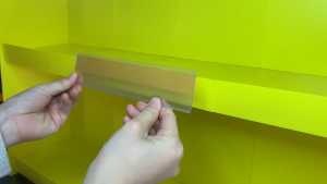 90cm Label Rak Klip Label Harga/Strip Label Rak Panjang/Pemegang Label Harga/Price Rail Shelf