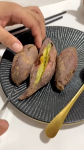 ‼️มันหวานญี่ปุ่นปลูก ไทยสายพันธุ์ ซิลสวีท 🍠ไซต์ Snack🍠🇹🇭ปลูกไทย🇹🇭 แบบดิบ🍠เนื้อเหลืองนุ่ม หอมหวานหนึบ 300-1000 กรัมสินค้าเครมได้